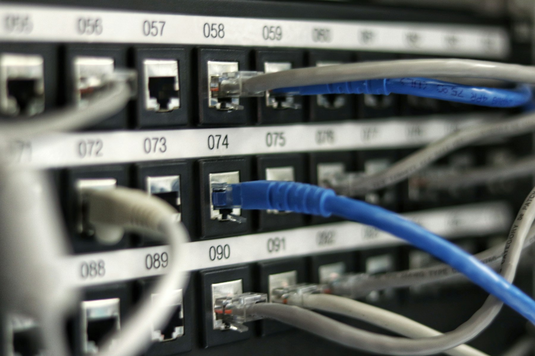 A network patch panel