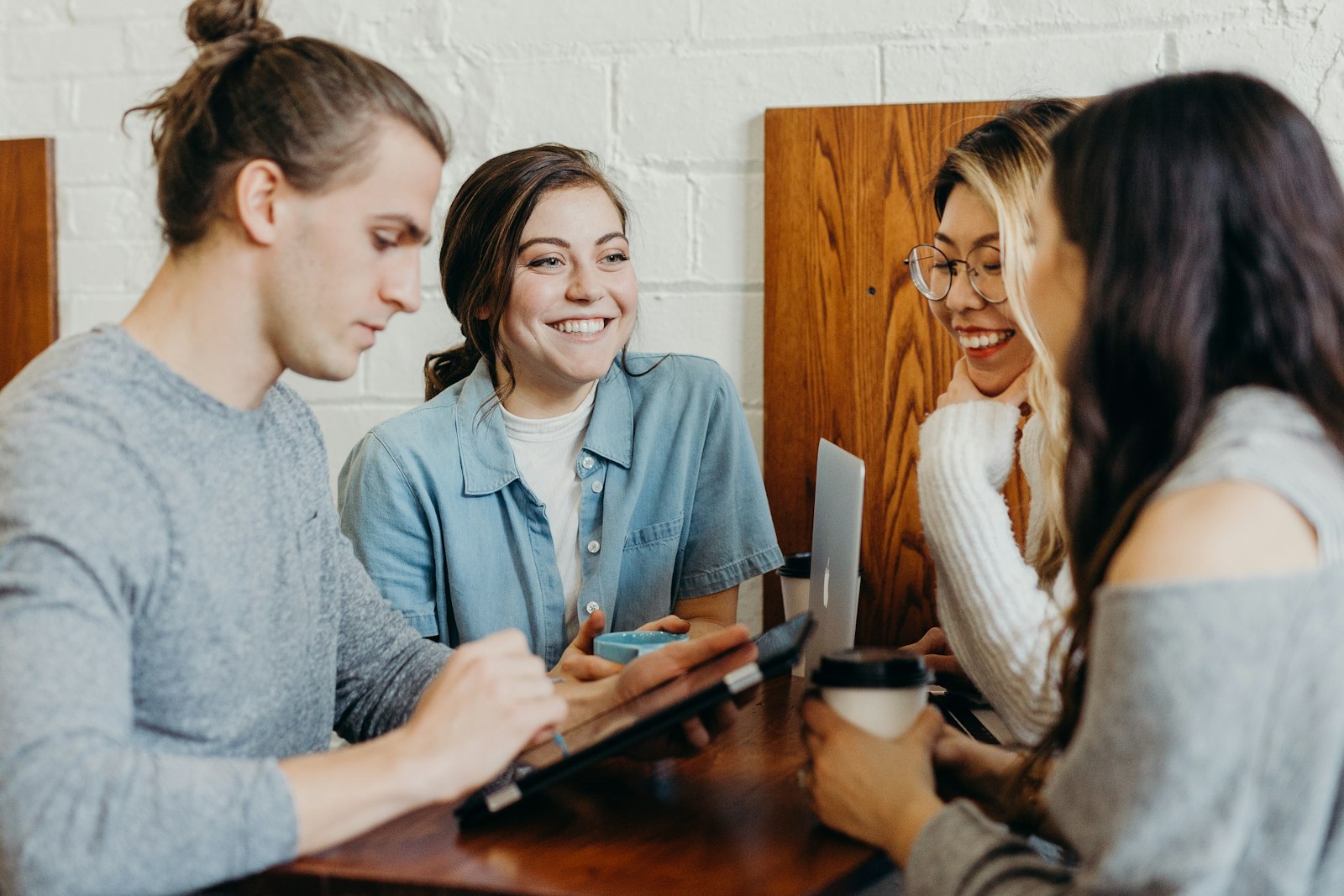 A connected community of people